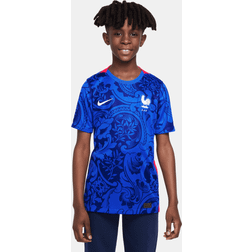 Nike France Home EC22 Youth Jersey Cobalt-Red-White, YXL
