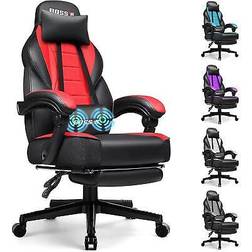 BOSSIN racing style gaming chair,400 lbs big and tall gamer red