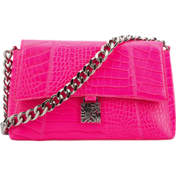 Steve Madden Alessa Croco Crossbody Bag - Hot Pink