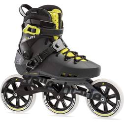 Rollerblade Maxxum Edge 125 3WD Mens Inline Skates, Metalc Gry/Lime