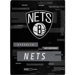 Northwest NBA 0806 Digitize Nets Raschel Throw Black