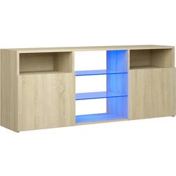 vidaXL LED Light Sonoma oak Fernsehschrank 120x50cm