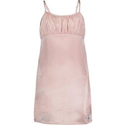 Calvin Klein Girl's Ruched Bodice Slip Dress - Peachskin