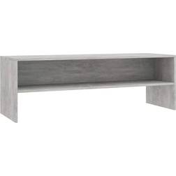 vidaXL Chipboard Concrete Gray TV-benk 120x40cm