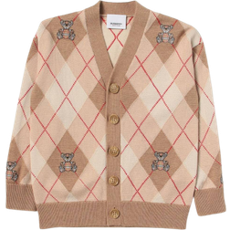 Burberry Kids Merino Wool Knitted Cardigan - Beige (8069504)