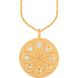 Caï Moon Luna Pendant - Gold/Silver