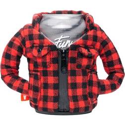 Puffin Lumberjack Can Cooler Red