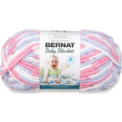 Yarnspirations Spinrite-bernat baby blanket big ball yarn-pink & blue ombre