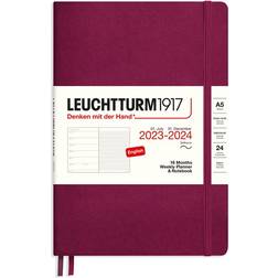 Weekly Planner/Notebook 18m 23-24 A5 Soft Port Leuchtturm1917