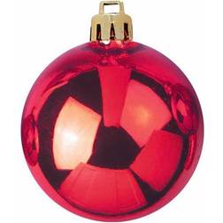 Europalms Deco Ball Red Weihnachtsbaumschmuck 6Stk.