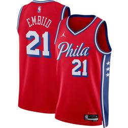 Jordan Brand Joel Embiid Red Philadelphia 76ers 2022/23