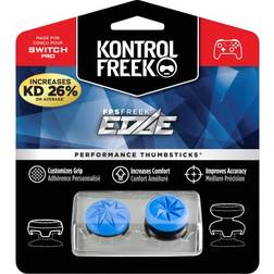 KontrolFreek FPS Edge for Nintendo Switch Pro Performance Thumbsticks 1 High-Rise Convex, 1 Low-Rise Convex Blue