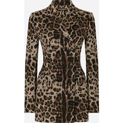 Dolce & Gabbana Leopard-print blazer multicoloured