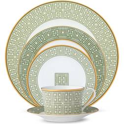 Noritake Infinity Green Gold Dinner Set