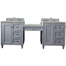 James Martin Vanities Copper Cove Encore Grey Dressing Table