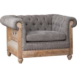 Capital Hotel Light Graywashed Armchair 30.5"