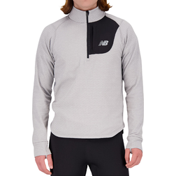 New Balance Men's Heat Grid Half Zip - Athletic Grey