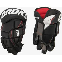 OROKS Ice hockey gloves IH 500 Jr - black / neon red