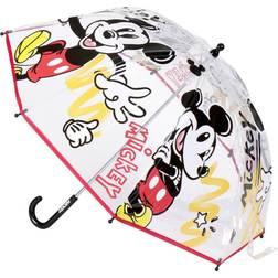 Cerda Regenschirm Mickey Mouse Durchsichtig Ø 71 cm Rot