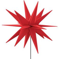 vidaXL Star with LED Red Weihnachtsstern 58cm