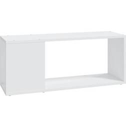 vidaXL Table White TV-benk 80x32cm