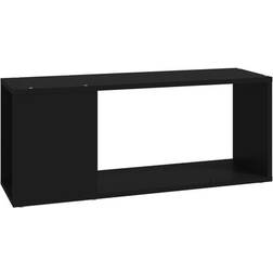 vidaXL Table Black TV-benk 80x32cm