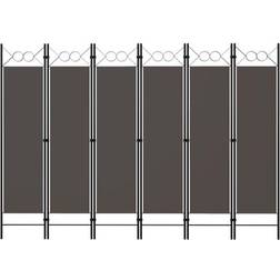 vidaXL 6-Panel Room Divider 94.5x70.9"