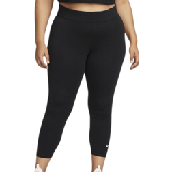 Nike Sportswear Essential Leggings (Plus Size) - Black/White