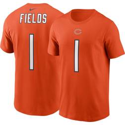 Nike Men's Justin Fields Orange Chicago Bears 2021 NFL T-shirt