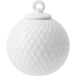 Lyngby Porcelain Rhombe White Zierelement