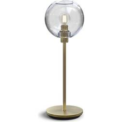 Belid Gloria Brass/Clear Table Lamp 18.3"