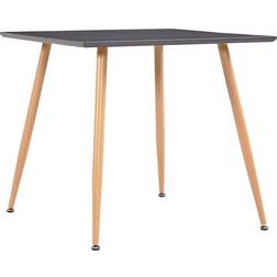 vidaXL MDF Gray /Oak Dining Table 31.7x31.7"