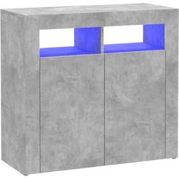 vidaXL 804332 Concrete Grey Skjenk 80x75cm