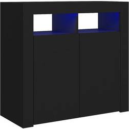 vidaXL 804329 Black Sideboard 80x75cm