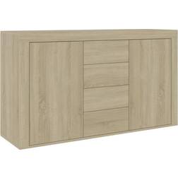 vidaXL 801844 Sonoma Oak Sideboard 120x69cm