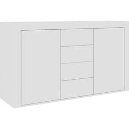 vidaXL 801841 White Sideboard 120x69cm