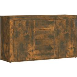 vidaXL 815492 Smoked Oak Skjenk 120x69cm