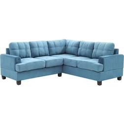 Glory Furniture Sandridge Aqua Sofa 80" 3 5 Seater
