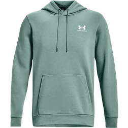 Under Armour Men's Essential Fleece Hoodie - Fresco Green/White