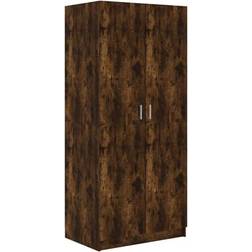 vidaXL 815351 Smoked Oak Garderobe 80x180cm