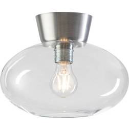 Belid Bullo Aluminium/Clear Glass Takplafond 27cm