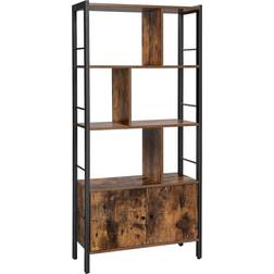 Vasagle Bookcase Rustic Brown/Black Bokhylle 154.5cm