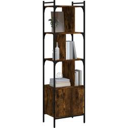 vidaXL Engineered Wood Smoked oak Bücherregal 154.5cm