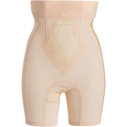 Rago No Top Roll High Waist Long Leg Shaper - Beige