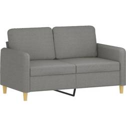 vidaXL Fabric Dark Gray Sofa 54.3" 2 Seater