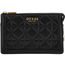 Guess Abey Quilted Mini Crossbody - Black