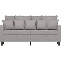 vidaXL Fabric Light Gray Sofa 62.2" 2 Seater