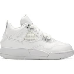 Nike Air Jordan 4 Retro Pure Money PS - White/Metallic Silver/Pure Platinum