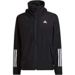 Adidas Men's BSC 3-Stripes Rain.RDY Jacket - Black