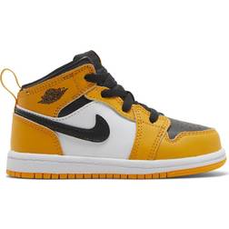 Nike Air Jordan 1 Mid Reverse Yellow Toe TD - Taxi/White/Black